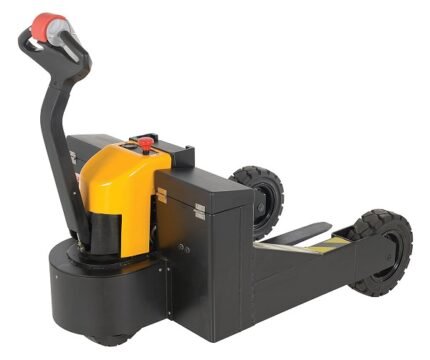 All Terrain Electric-Powered Pallet Jack 24" Wide Heavy Duty Battery Powered Pallet Jack
