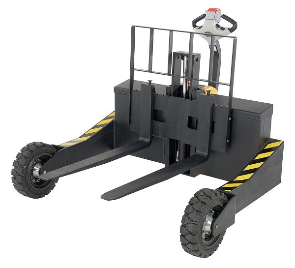 wide all-terrain electric pallet jack