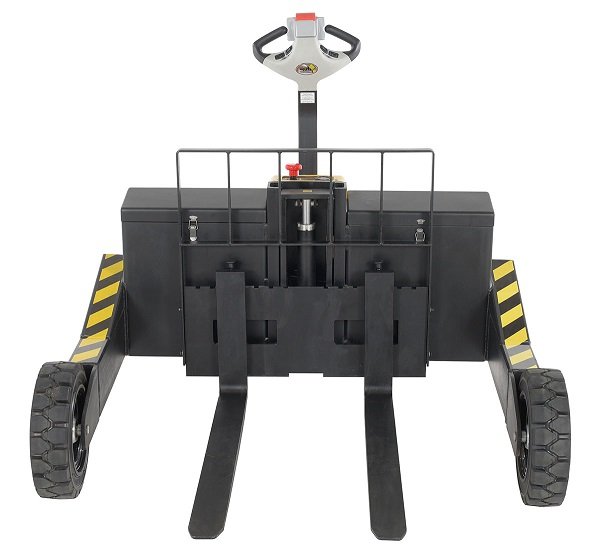 wide all-terrain electric pallet jack