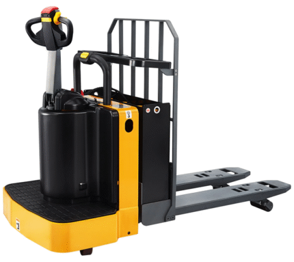 Fully Electric Ride-On Pallet Truck 5500 lb Heavy Duty Battery Powered Pallet Jack